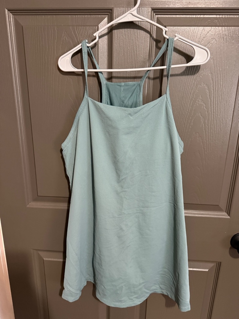 Light Blue/Green Spaghetti Strap Women's Athletic Sress